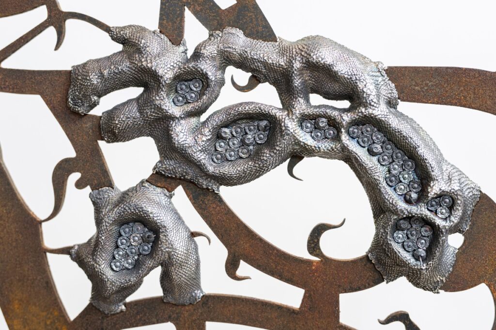 immagine per Progetto MADE IN. Dettagli dell’opera “La distorsione di Mercatore” dell’artista Nicola Ghirardelli. Foto © Giorgio Perottino/ Artissima