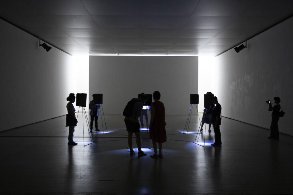 immagine per Eva Frapiccini, Dreamscape, installazione sonora, Museo Madre, Napoli, 2023, crediti Amedeo Benestante, Courtesy AlbumArte e Museo Madre.
