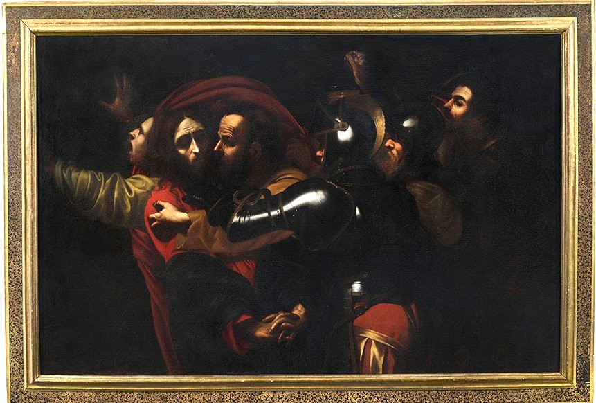 immagine per La Presa di Cristo è un Caravaggio ritrovato, attribuito, restaurato e mostrato ad Ariccia.