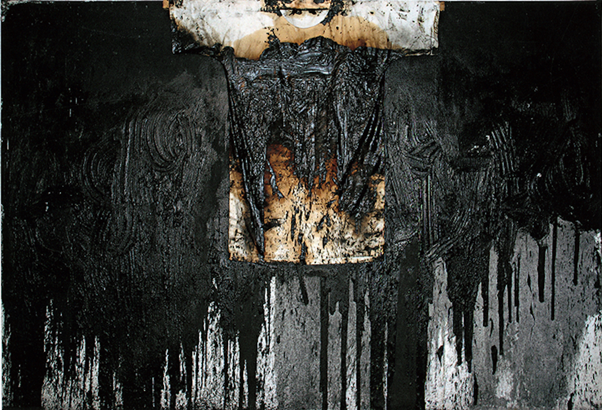immagine per Hermann Nitsch, Schuttbild, 1997, Olio su tela, 200 x 300