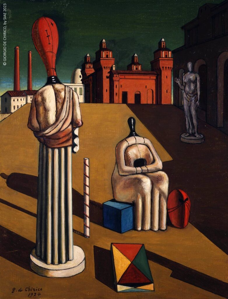 immagine per de Chirico Metafisica continua