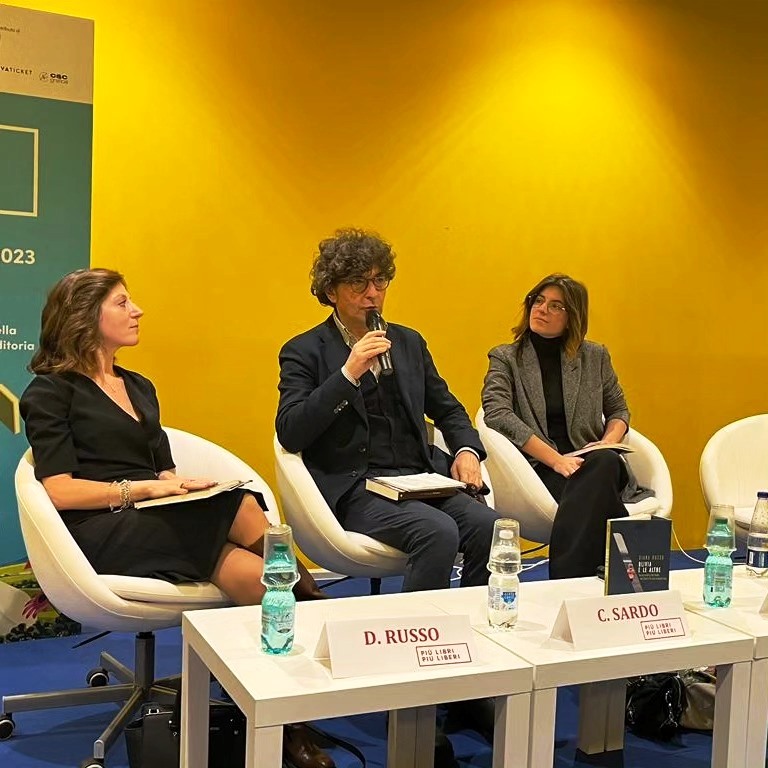 immagine per presentazione a Più Libri Più Liberi diOlivia e le altre. La normalità del male sulle donne di Diana Russo 