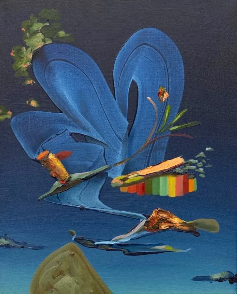 immagine per Damien Flood. Pittura come a place for lost things e metalinguaggio