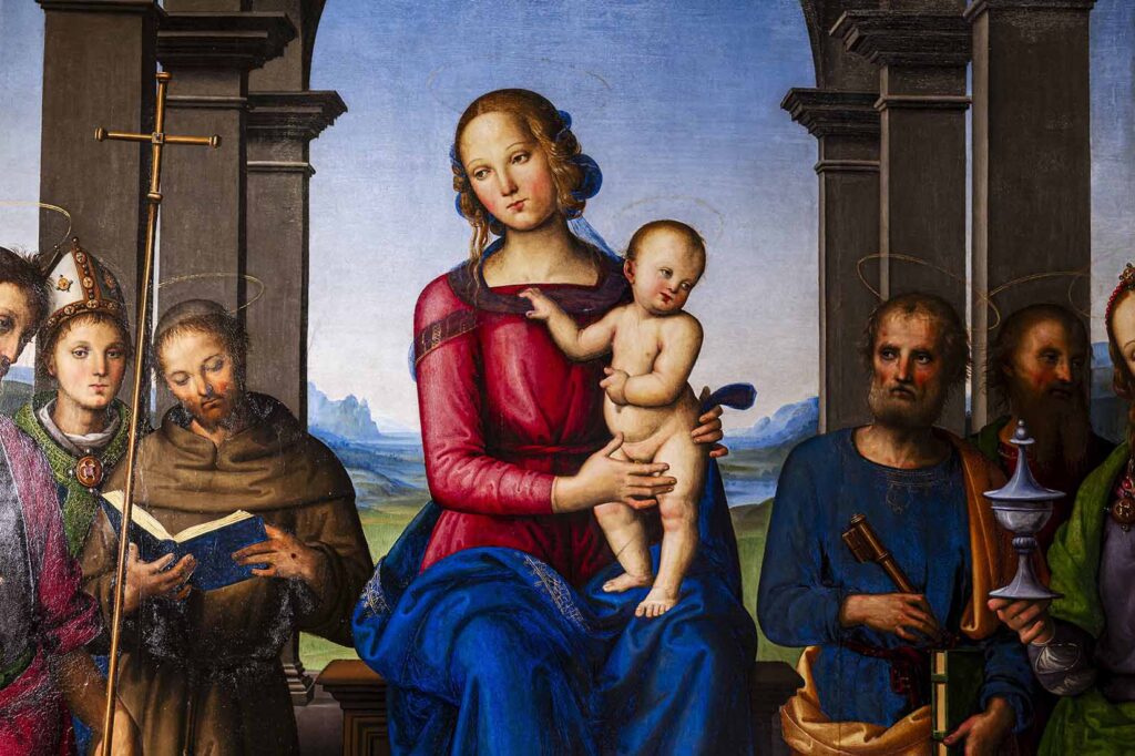 immagine per Fano, Pala Durante Pietro Perugino part.1