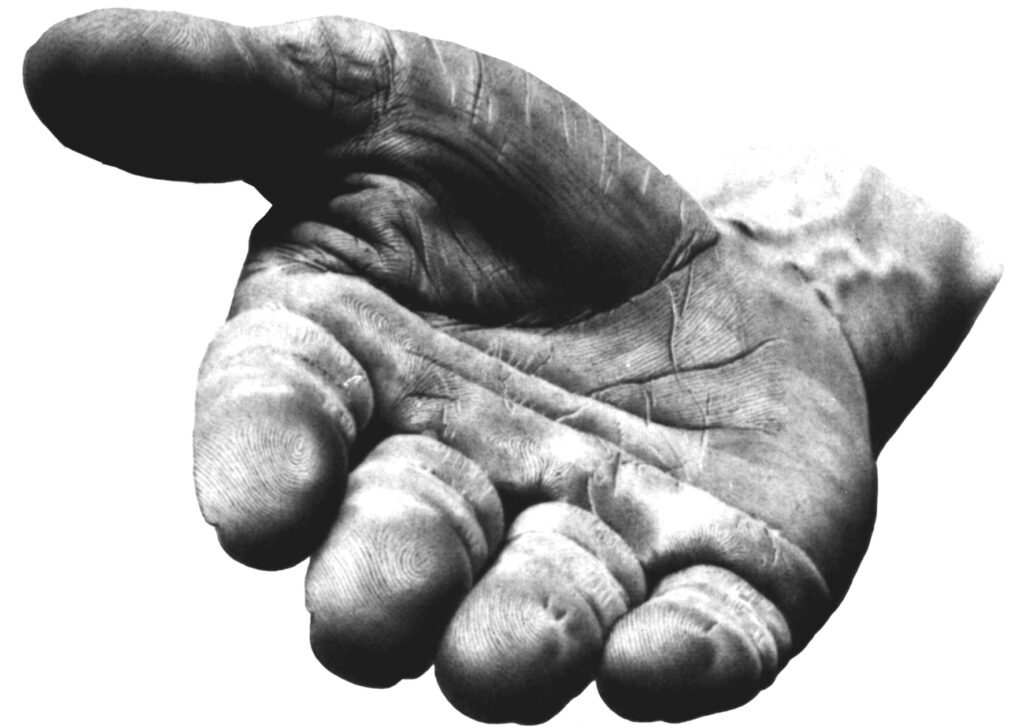 immagine per Giovanni Anselmo, Mano che indica,1981