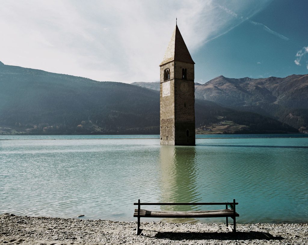 immagine per Architetture Inabitabili CAMPANILE DI CURON Gianni Leone Curon Venosta Sud-Tirolo 2010