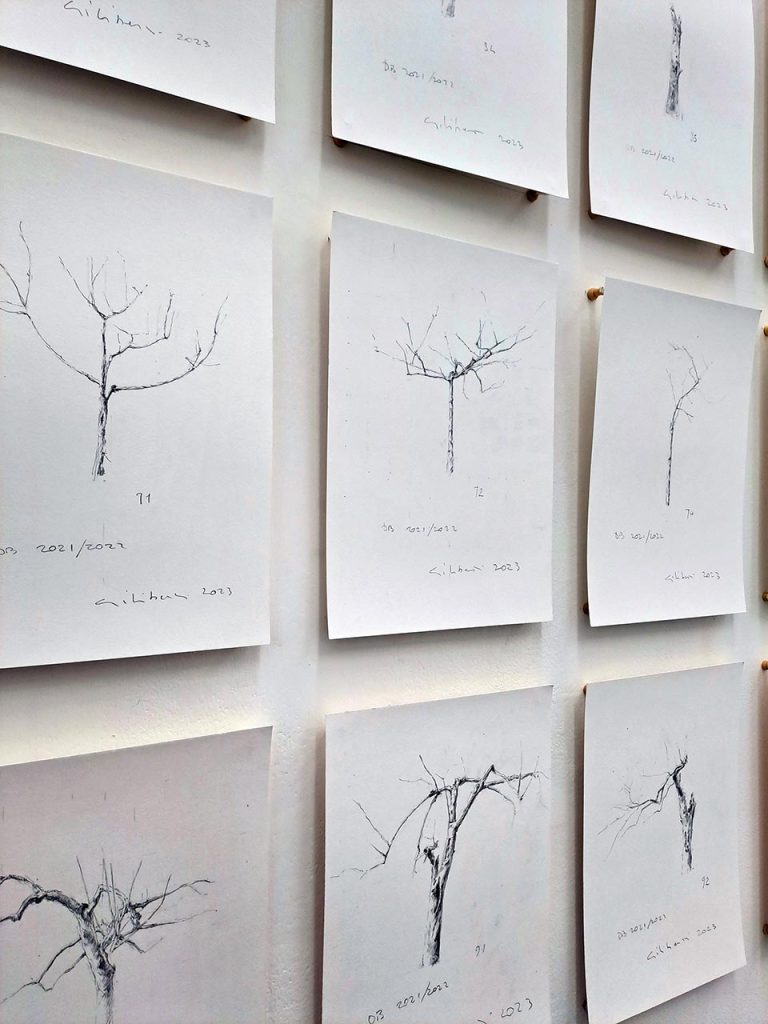 immagine per Eugenio Giliberti Materia Prima (la mia vita in campagna) - Dino Morra Gallery, Napoli, 2024. Foto di E. Monetti