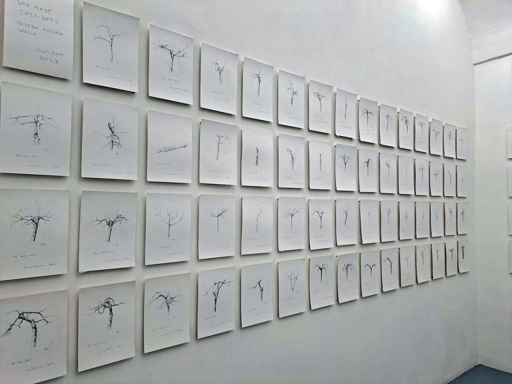 immagine per Eugenio Giliberti Materia Prima (la mia vita in campagna) - Dino Morra Gallery, Napoli, 2024. Foto di E. Monetti