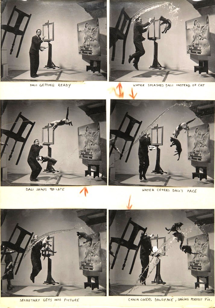 immagine per Dalí Atomicus, 1948 -provini -by Philippe Halsman