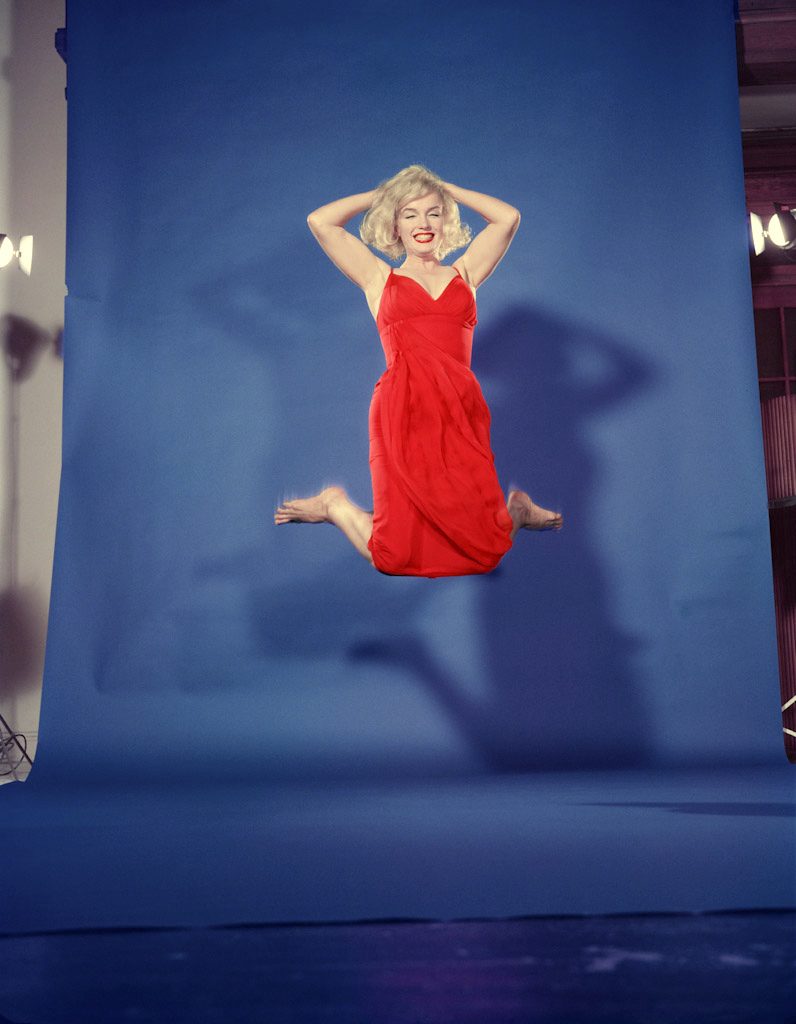 immagine per M. Monroe -jump - 1959 ©Philippe Halsman Archive 2023 -2