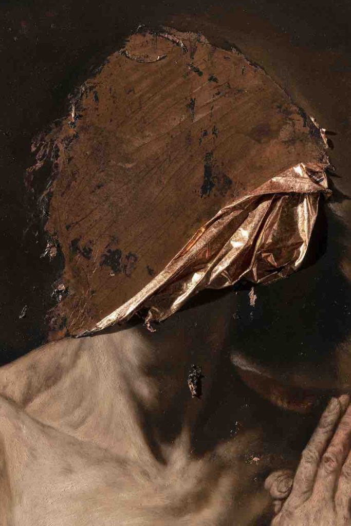 immagine per Nicola Samorì Il sangue dei santi Egiziaca 180x141cm 2023 Olio Su Rame Dettaglio ph©Rolando Paolo Guerzoni