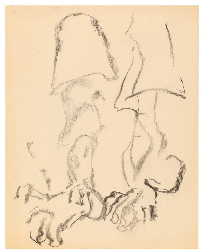 immagine per Willem de Kooning , ?1975-80 Carboncino su pergamena 60.3 x 47.6 cm Collezione privata © 2023 The Willem de Kooning Foundation, SIAE