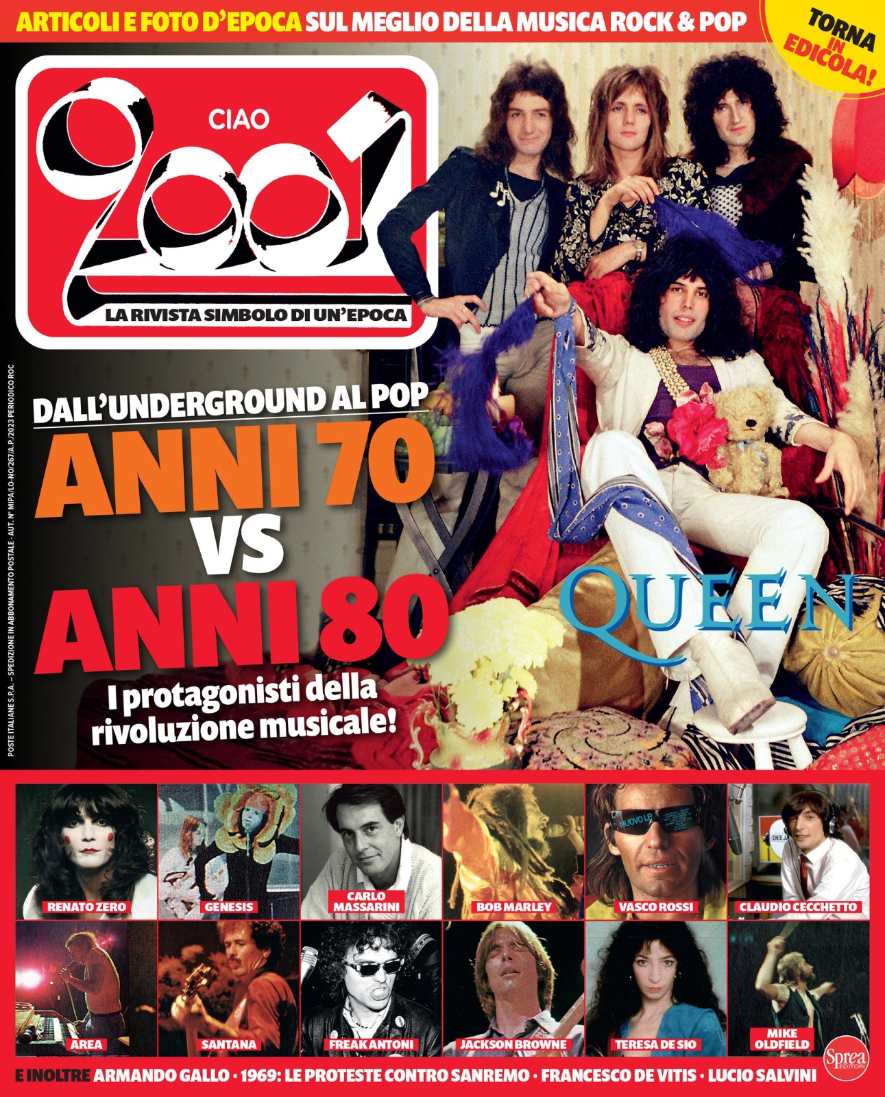 immagine per Ciao 2001- la cover della ristampa -n. 2
