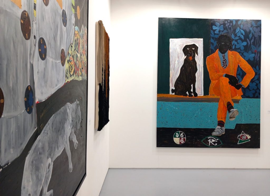 immagine per stand galleria Primo Marella, artisti africani contemporanei -ph. Barbara Martusciello