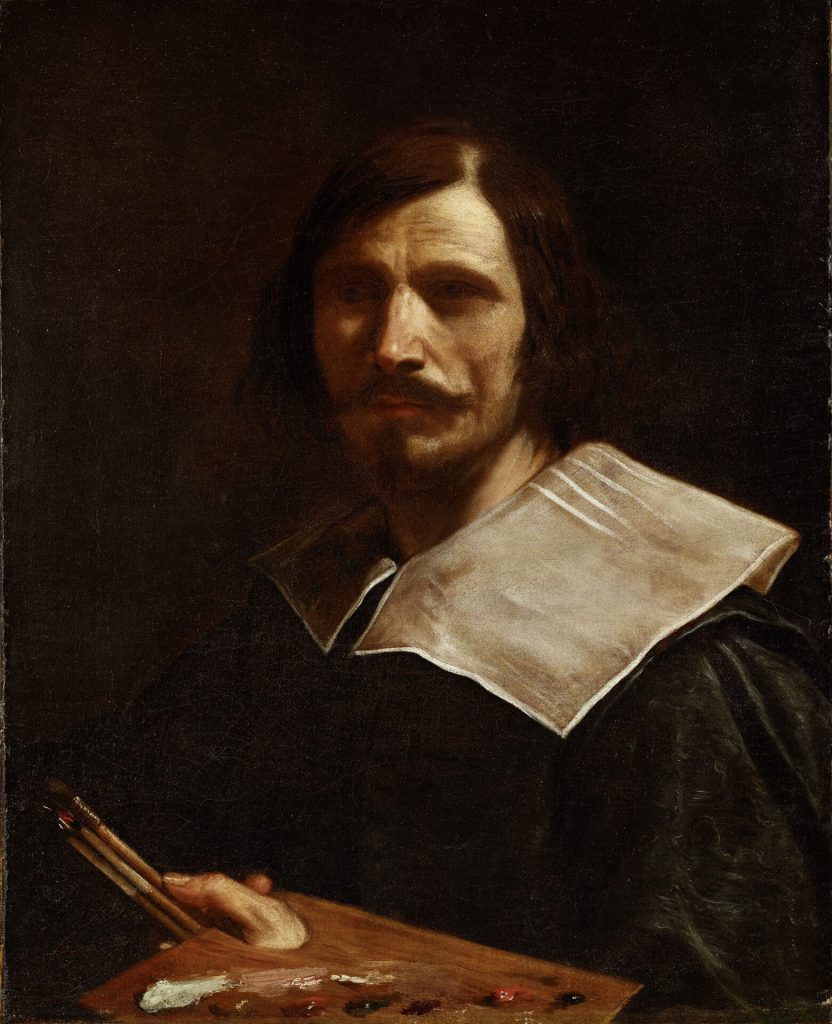 immagine per Guercino, Autoritratto, 1630 – 1632, olio su tela, 70,5 x 65 cm, Londra, Schoeppler Collection