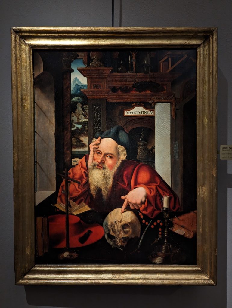immagine per Foto 11: Joos Van Cleve, San Gerolamo nello studio (copia da Cleves 1485-1540/1541), Palazzo Rosso Credits: Maurizio Bardini