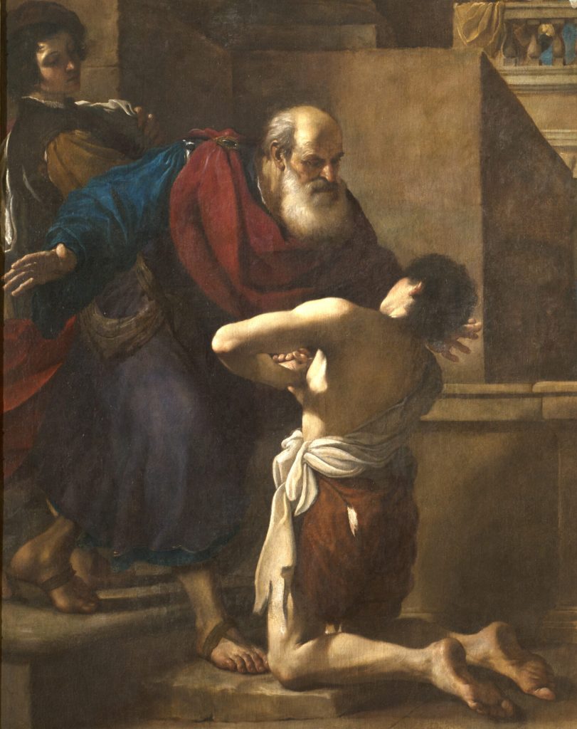 immagine per Guercino, Il ritorno del figliol prodigo Torino, Musei Reali - Galleria Sabauda