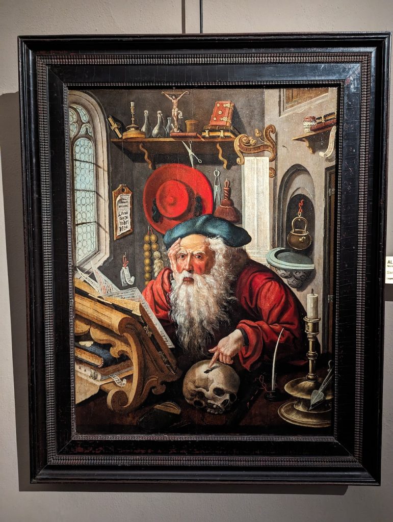 immagine per Foto 10: Albrect Durer, San Gerolamo nello studio (copia da Norimberga 1471-1528), Palazzo Rosso Credits: Maurizio Bardini