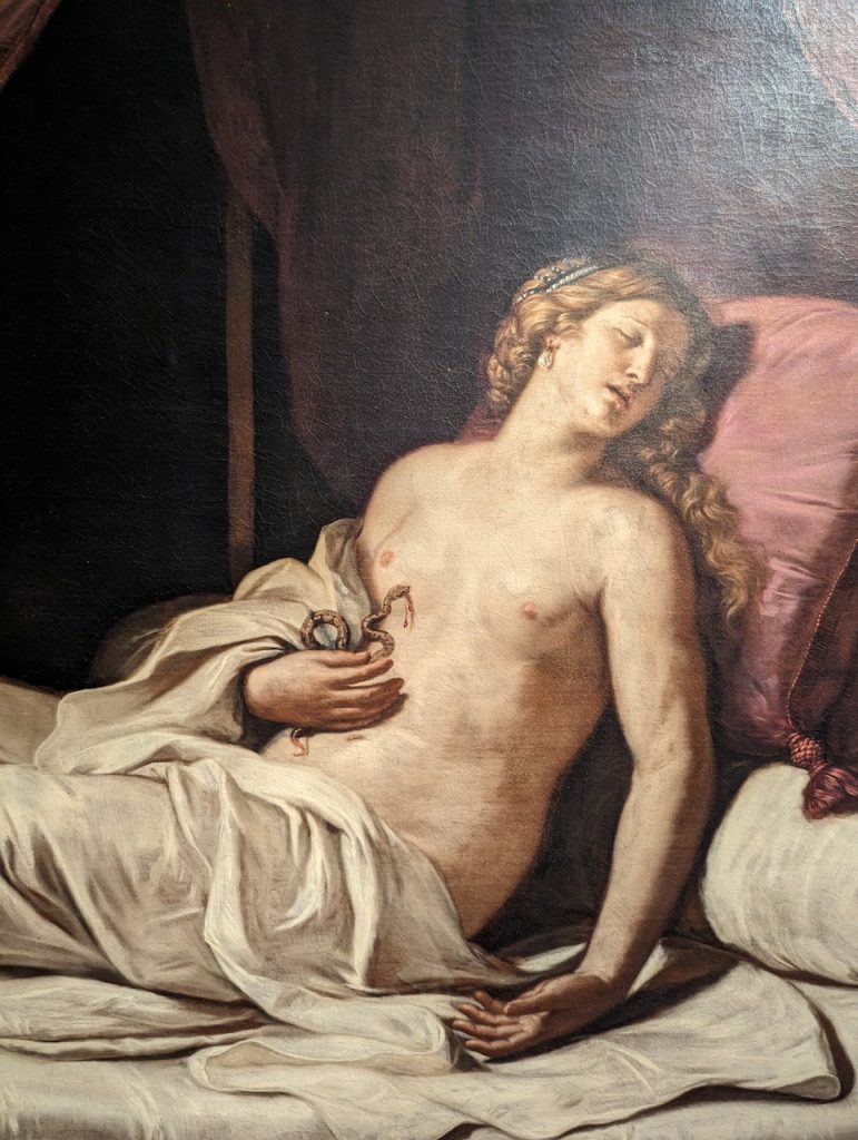 immagine per Foto 7: Giovan Francesco Barbieri detto Il Guercino, La morte di Cleopatra, Palazzo Rosso Credits: Maurizio Bardini
