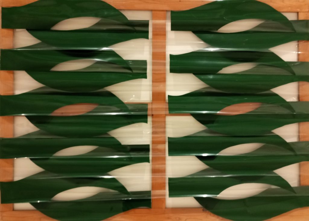 immagine per 15. Verde - vernice su sicofoil e telaio in legno 1986