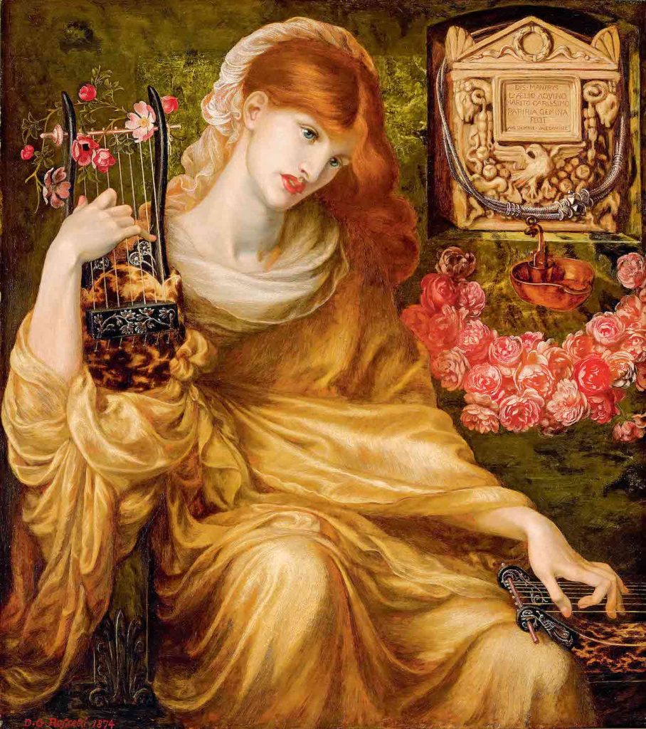immagine per Dante Gabriel Rossetti La vedova romana 1874 olio su tela - Museo de Arte de Ponce / The Luis A. Ferré foundation, Inc.