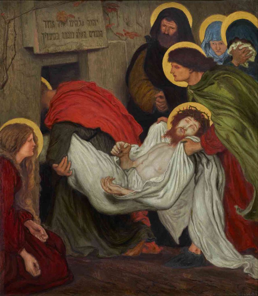 immagine per Ford Madox Brown La sepoltura 1868 olio su tela - Collection Trust, Buscot Park, Oxfordshire