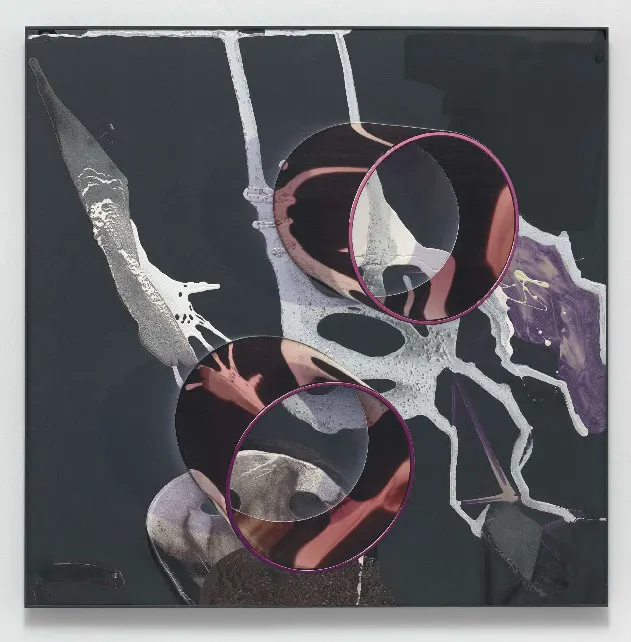 immagine per Untitled 2023 UV-cured print, synthetic polymer, and acrylic on gatorboard 122,5 x 123 cm