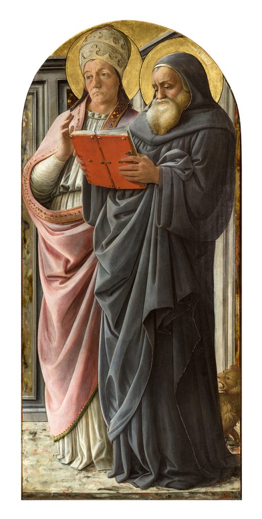 immagine per Filippo Lippi Santi Agostino e Ambrogio 1438-1442 olio su tavola, 129h x 65,4 cm Torino, Pinacoteca dell’Accademia Albertina, inv. 141