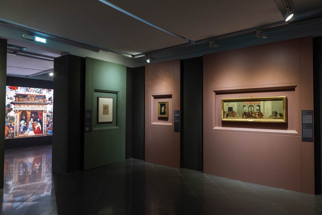 immagine per Filippo e Filippino Lippi. Ingegno e bizzarrie nell’arte del Rinascimento ai Musei Capitolini - Allestimento. ph Monkeys Video Lab