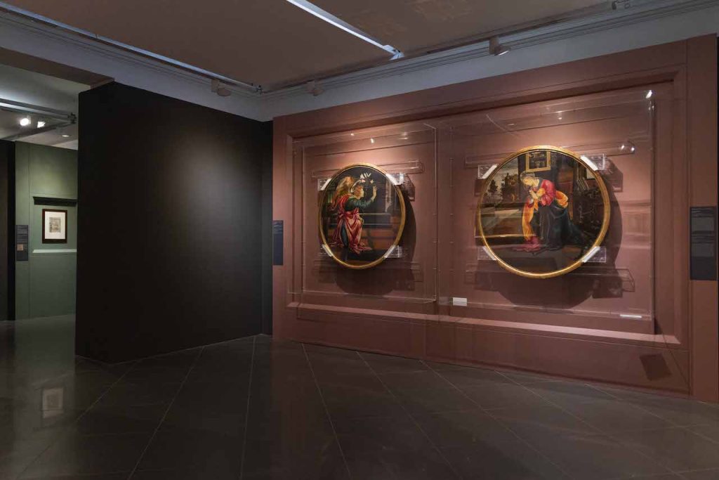 immagine per Filippo e Filippino Lippi. Ingegno e bizzarrie nell’arte del Rinascimento ai Musei Capitolini - Allestimento. ph Monkeys Video Lab