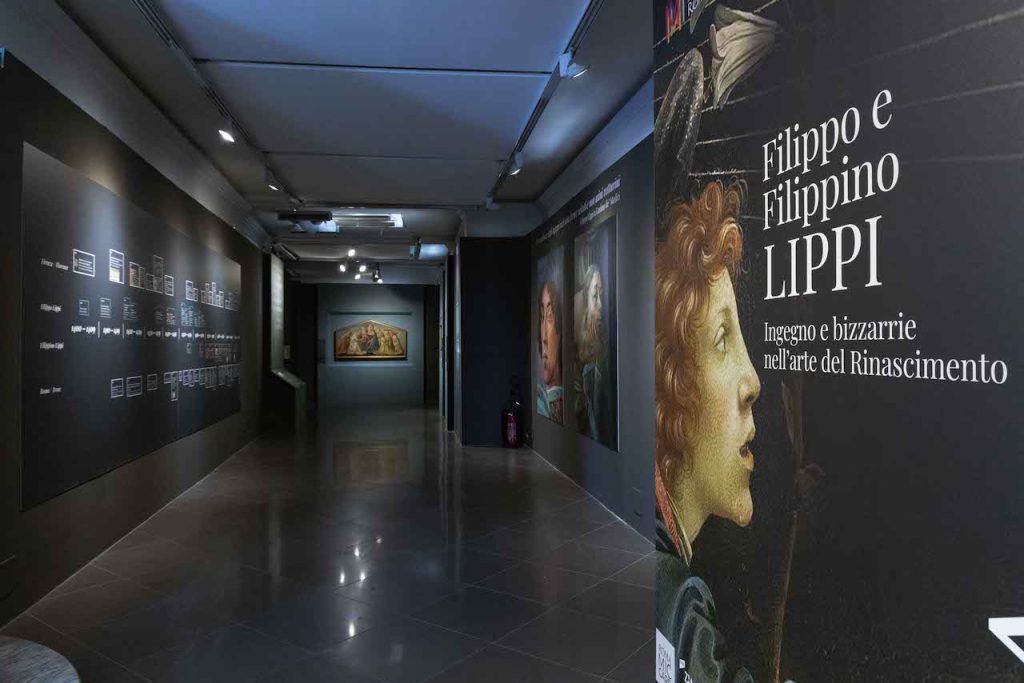 immagine per Filippo e Filippino Lippi. Ingegno e bizzarrie nell’arte del Rinascimento ai Musei Capitolini - Allestimento. ph Monkeys Video Lab