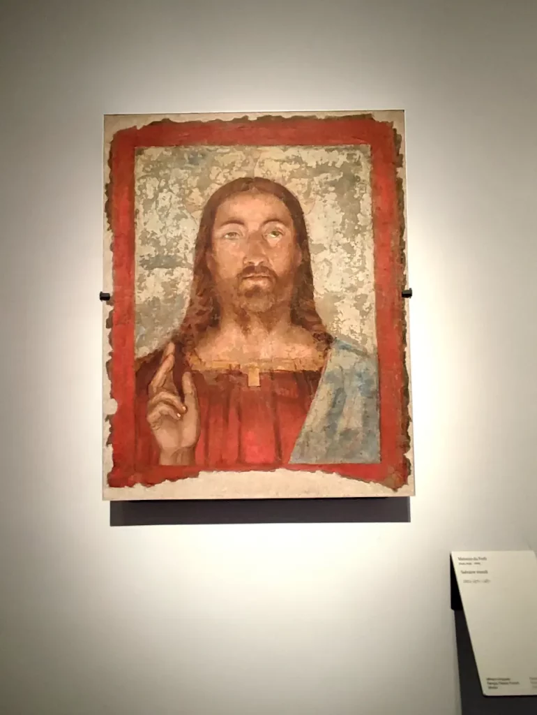 immagine per Foto 14: Melozzo da Forlì, Salvator Mundi, 1476-1485, Galleria Nazionale dell’Umbria, Perugia Credits: Lucrezia Cirri