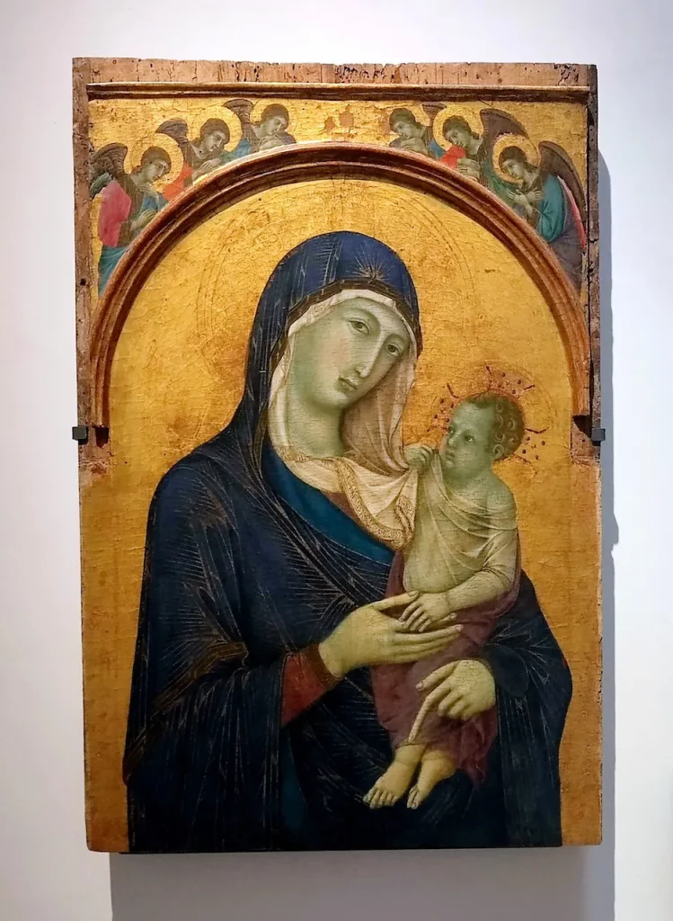 immagine per Foto 6: Duccio di Boninsegna, Madonna col bambino e sei angeli, 1304-1310, Galleria Nazionale dell’Umbria, Perugia Credits: Lucrezia Cirri