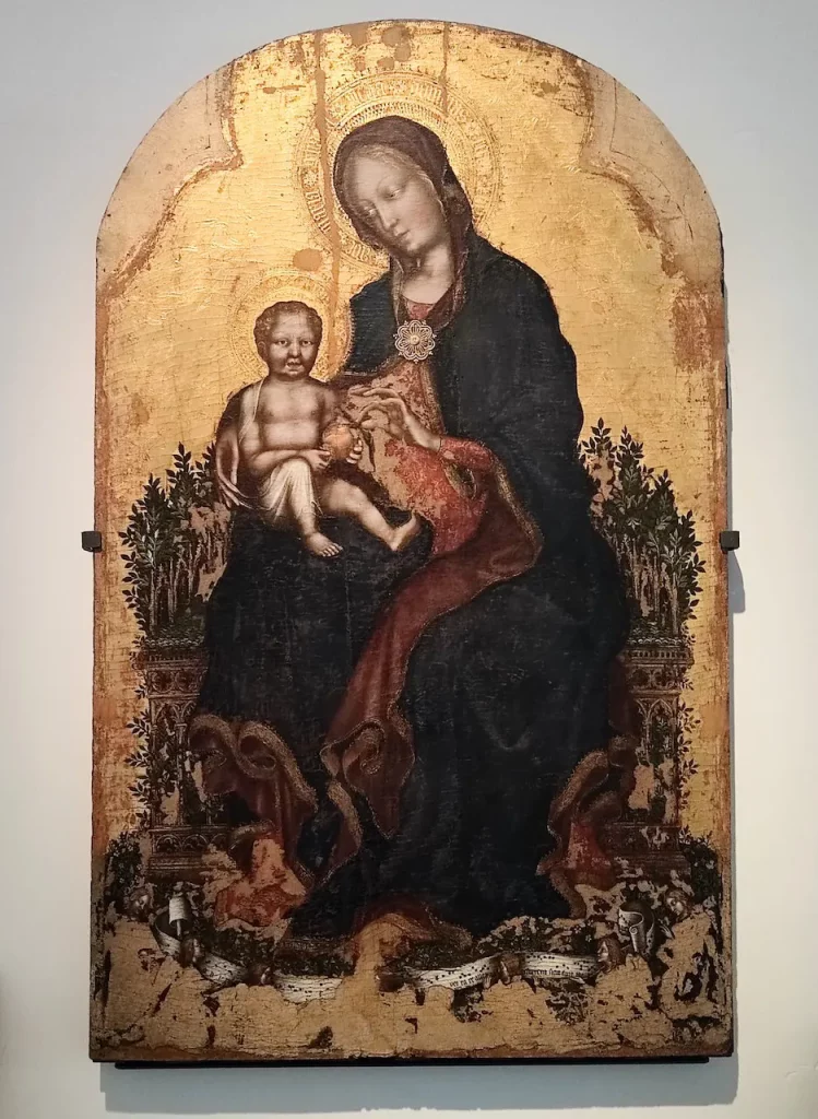 immagine per Foto 9: Gentile da Fabriano, Madonna in trono col Bambino e angeli, 1405 circa, Galleria Nazionale dell’Umbria, Perugia Credits: Lucrezia Cirri