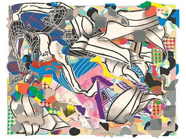 immagine per Frank Stella, Ambra Grigia, 1993 dalla serie Moby-Dick Deckle Edges