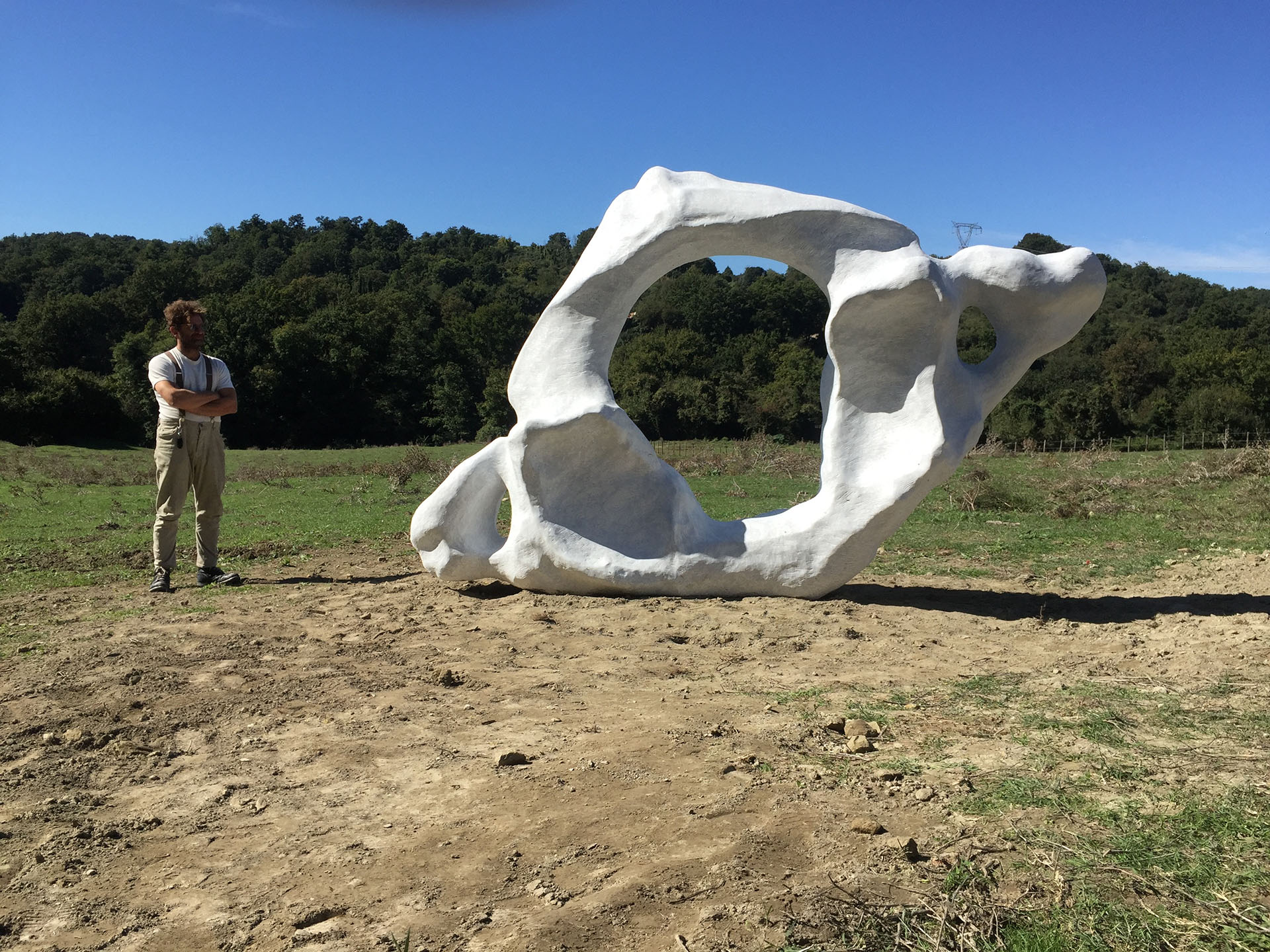 immagine per Davide Dormino, Atlante – Progetto d’arte ambientale per la via Francigena – 2019