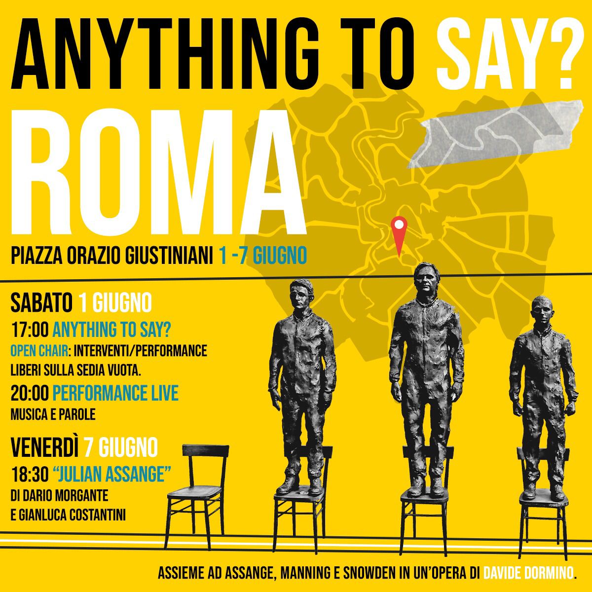 immagine per la nuova tappa di Anything to Say di D. Dormino a Roma, 2024