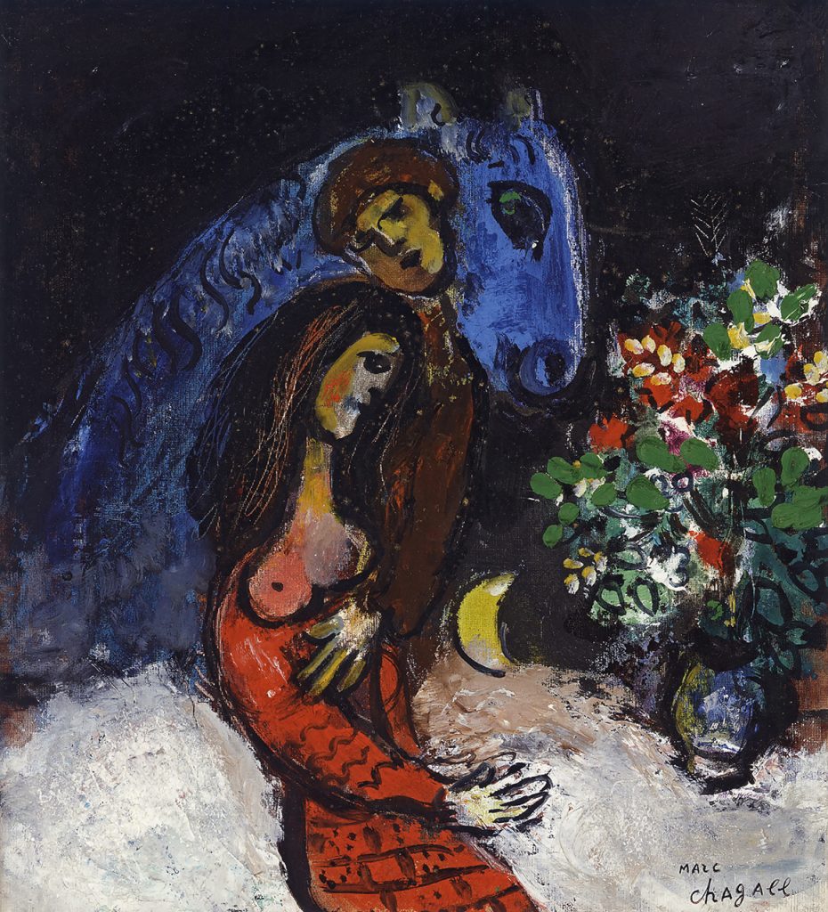 immagine per Les amoreaux a l ane bleu