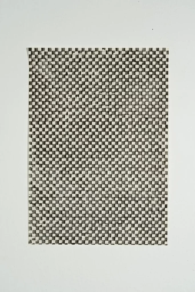 immagine per Disciplina e ritmo non sempre fanno una danza, 2024, inchiostro su carta, 30 x 21 cm, courtesy l’artista e RizzutoGallery