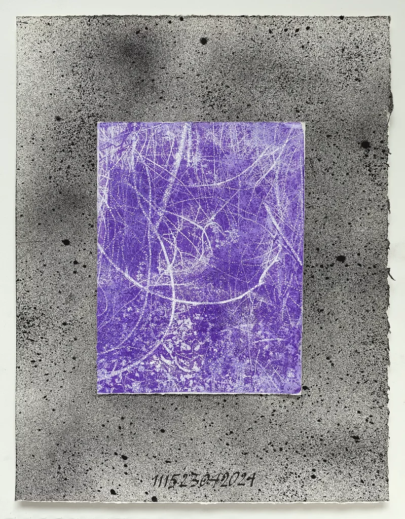 immagine per 111523042024, 2024, inchiostro e acrilico su carte, 46 x 34 cm, courtesy l’artista e RizzutoGallery