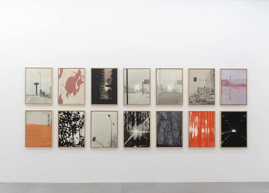immagine per Meditabondi, barcamenanti, fuori registro e buchi bianchi, veduta della mostra, RizzutoGallery, Palermo, courtesy RizzutoGallery