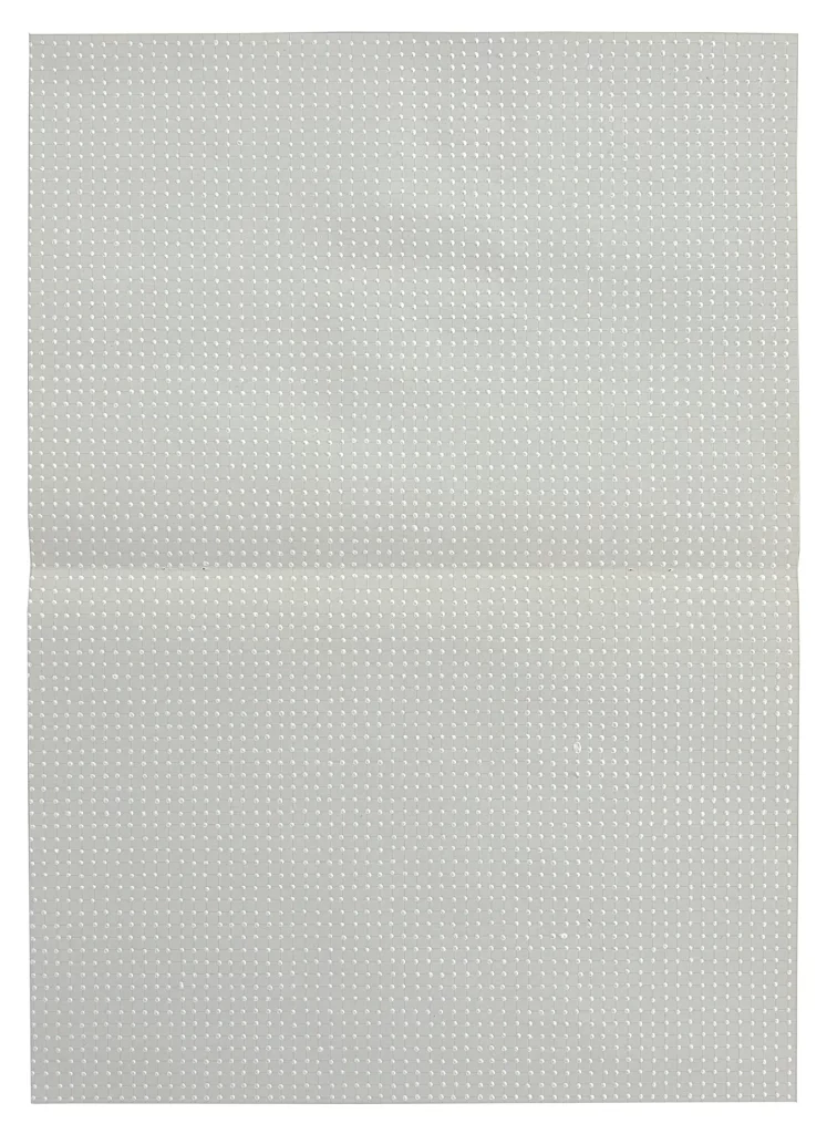 immagine per Meditabondi barcamenanti prespaziati buchi bianchi, 2024, acrilico su carta, 35 x 25 cm, courtesy l’artista e RizzutoGallery