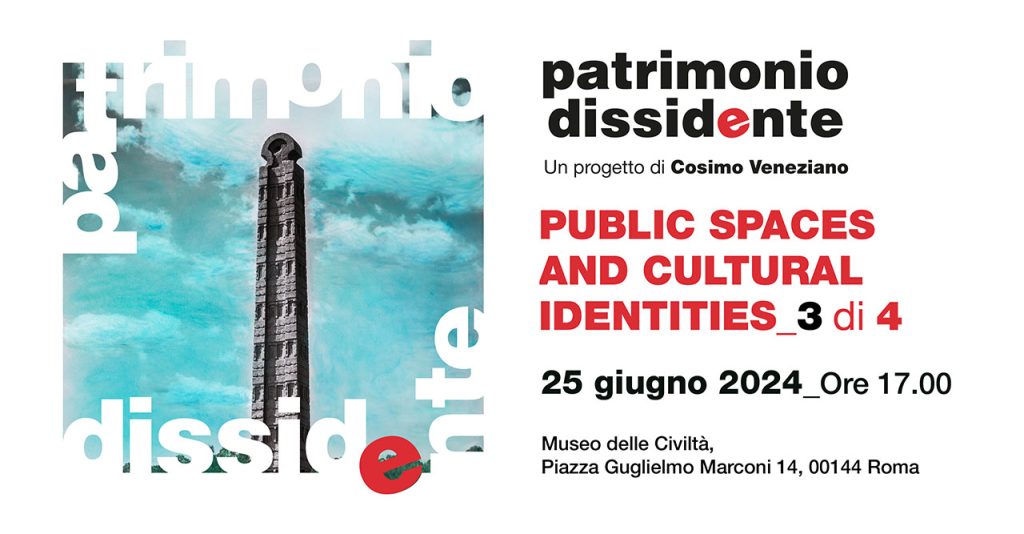 immagine per Patrimonio Dissidente. Talk: Public spaces and cultural identities 