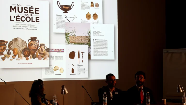 immagine per Le celebrazioni dei 150 anni dell’École Française de Rome continuano e svelano decorazioni e una mostra