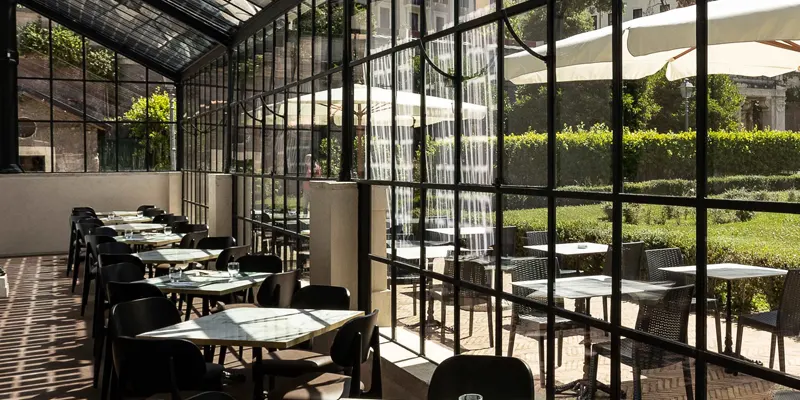 immagine per Apre il caffè ristorante Serre Barberini