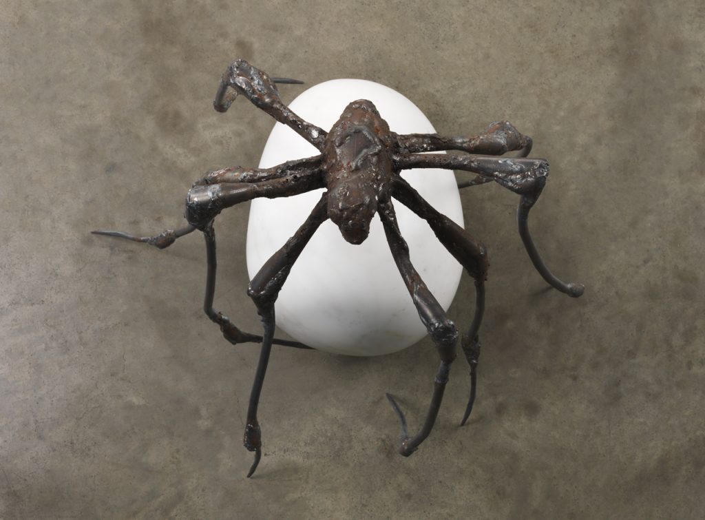 immagine per Louise Bourgeois
SPIDER, 2000
Steel and marble
52.1 x 44.5 x 53.3 cm
Photo: Christopher Burke, © The Easton Foundation/Licensed by S.I.A.E., Italy and VAGA at Artists Rights Society (ARS), NY