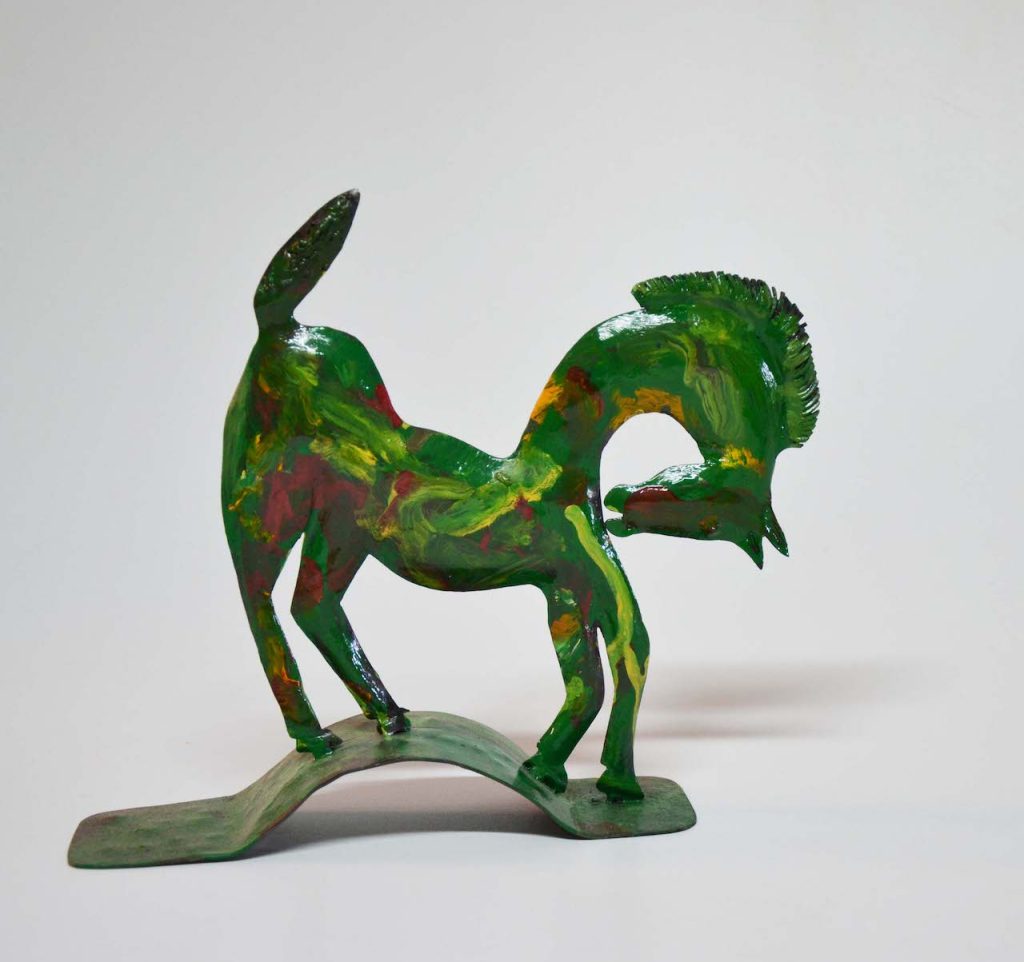 immagine per Riccardo Dalisi Senza titolo ferro acrilici 22,5x27x6,5cm 2016