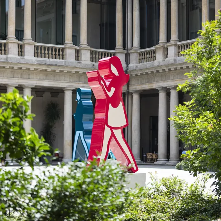 immagine per Julian Opie. Walking in Milan