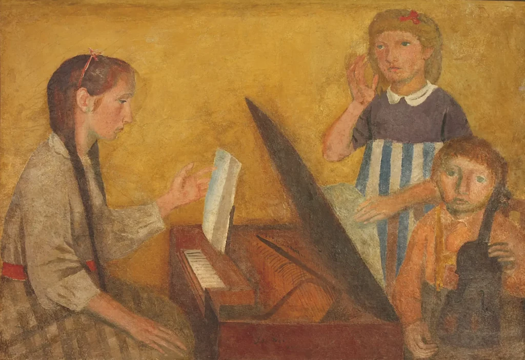 immagine per Giorgio de Chirico, Bagnante, 1929, olio su tavola, 40,8x32,8 cm, Museo Mario Rimoldi - Cortina d'Ampezzo