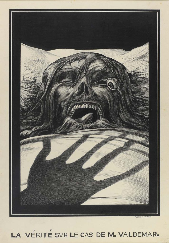 immagine per Alberto Martini, La vérité sur le cas de M. Valdemar